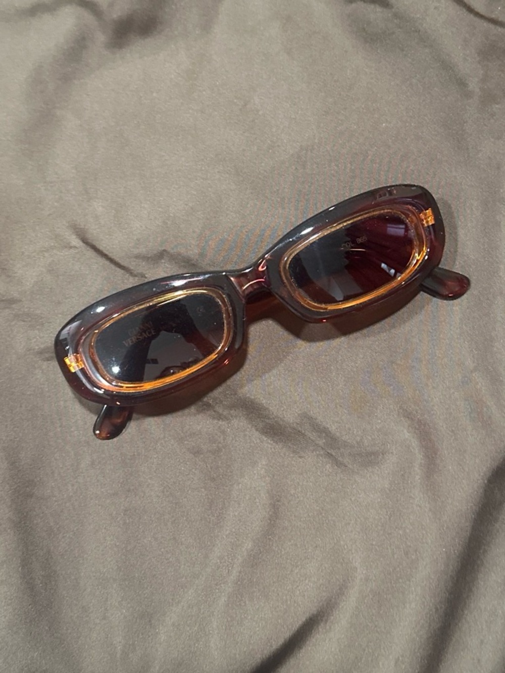 authentic vintage tortoiseshell versace sunglasses